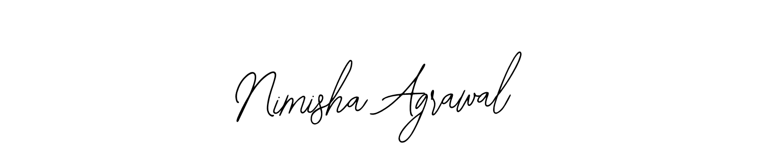 How to Draw Nimisha Agrawal signature style? Bearetta-2O07w is a latest design signature styles for name Nimisha Agrawal. Nimisha Agrawal signature style 12 images and pictures png