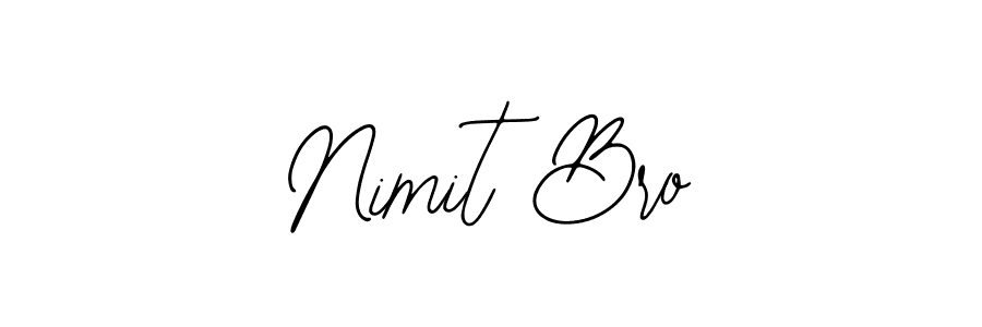 Nimit Bro stylish signature style. Best Handwritten Sign (Bearetta-2O07w) for my name. Handwritten Signature Collection Ideas for my name Nimit Bro. Nimit Bro signature style 12 images and pictures png