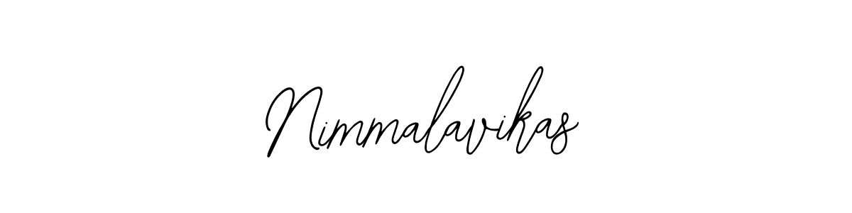 Nimmalavikas stylish signature style. Best Handwritten Sign (Bearetta-2O07w) for my name. Handwritten Signature Collection Ideas for my name Nimmalavikas. Nimmalavikas signature style 12 images and pictures png