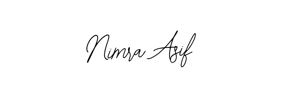 Also we have Nimra Asif name is the best signature style. Create professional handwritten signature collection using Bearetta-2O07w autograph style. Nimra Asif signature style 12 images and pictures png