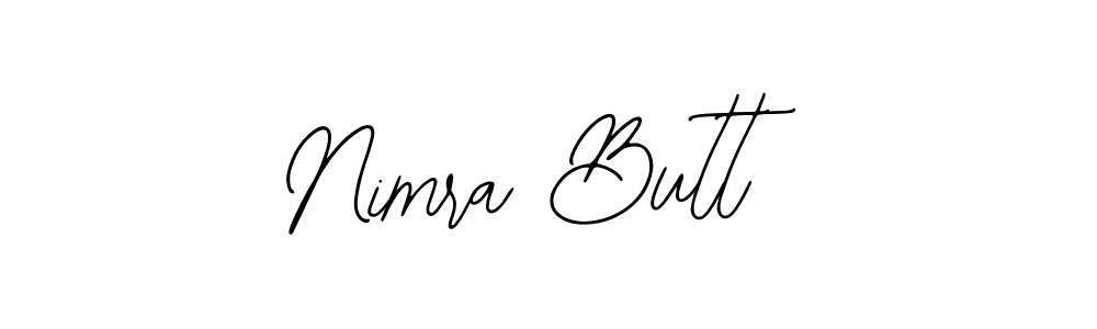 Make a short Nimra Butt signature style. Manage your documents anywhere anytime using Bearetta-2O07w. Create and add eSignatures, submit forms, share and send files easily. Nimra Butt signature style 12 images and pictures png
