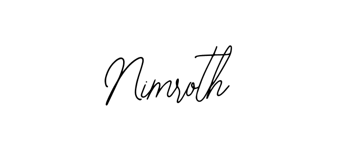 Nimroth stylish signature style. Best Handwritten Sign (Bearetta-2O07w) for my name. Handwritten Signature Collection Ideas for my name Nimroth. Nimroth signature style 12 images and pictures png