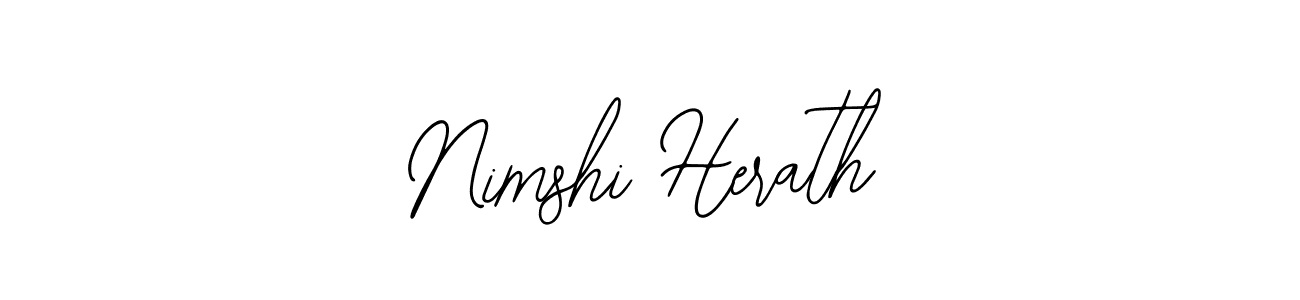 Nimshi Herath stylish signature style. Best Handwritten Sign (Bearetta-2O07w) for my name. Handwritten Signature Collection Ideas for my name Nimshi Herath. Nimshi Herath signature style 12 images and pictures png