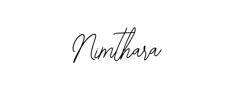 Make a beautiful signature design for name Nimthara. With this signature (Bearetta-2O07w) style, you can create a handwritten signature for free. Nimthara signature style 12 images and pictures png