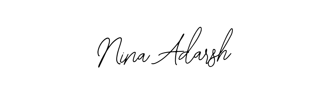 You can use this online signature creator to create a handwritten signature for the name Nina Adarsh. This is the best online autograph maker. Nina Adarsh signature style 12 images and pictures png