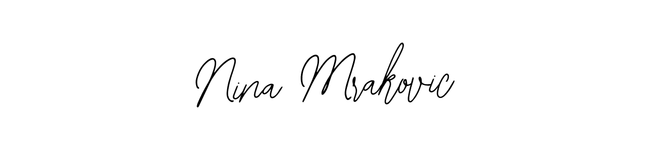 Make a beautiful signature design for name Nina Mrakovic. With this signature (Bearetta-2O07w) style, you can create a handwritten signature for free. Nina Mrakovic signature style 12 images and pictures png