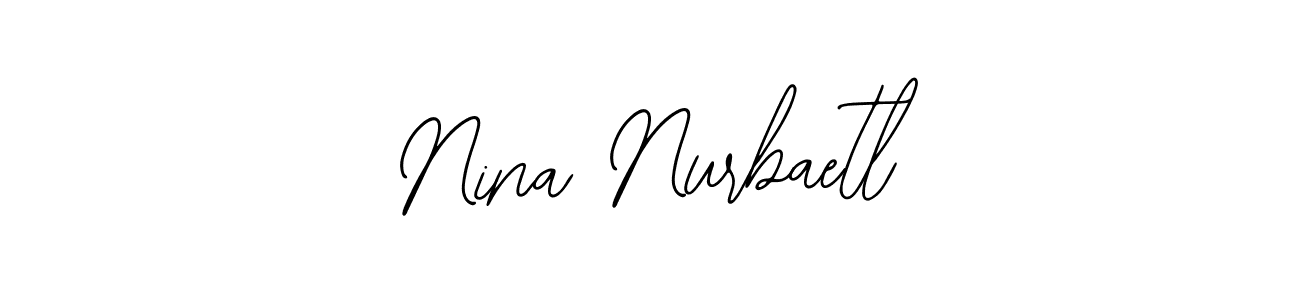 Make a short Nina Nurbaetl signature style. Manage your documents anywhere anytime using Bearetta-2O07w. Create and add eSignatures, submit forms, share and send files easily. Nina Nurbaetl signature style 12 images and pictures png