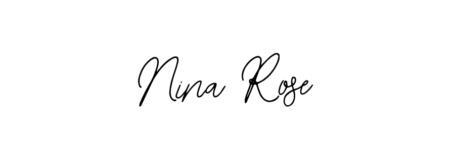 This is the best signature style for the Nina Rose name. Also you like these signature font (Bearetta-2O07w). Mix name signature. Nina Rose signature style 12 images and pictures png