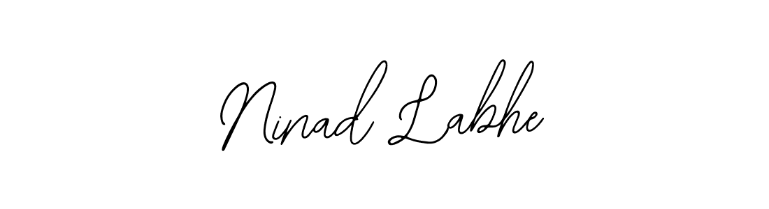 How to make Ninad Labhe name signature. Use Bearetta-2O07w style for creating short signs online. This is the latest handwritten sign. Ninad Labhe signature style 12 images and pictures png