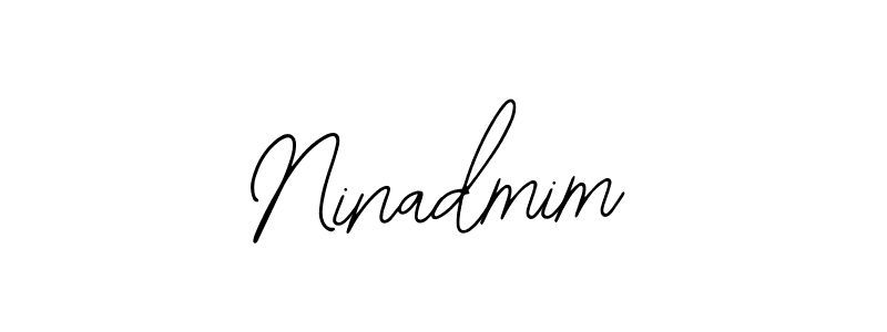 You should practise on your own different ways (Bearetta-2O07w) to write your name (Ninadmim) in signature. don't let someone else do it for you. Ninadmim signature style 12 images and pictures png