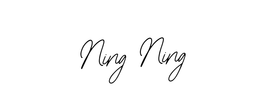 How to make Ning Ning signature? Bearetta-2O07w is a professional autograph style. Create handwritten signature for Ning Ning name. Ning Ning signature style 12 images and pictures png