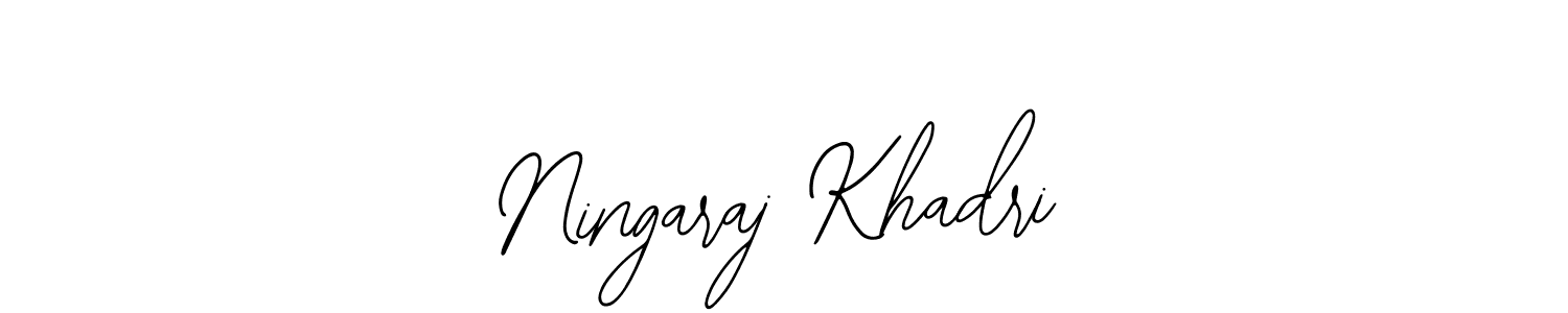 How to make Ningaraj Khadri signature? Bearetta-2O07w is a professional autograph style. Create handwritten signature for Ningaraj Khadri name. Ningaraj Khadri signature style 12 images and pictures png