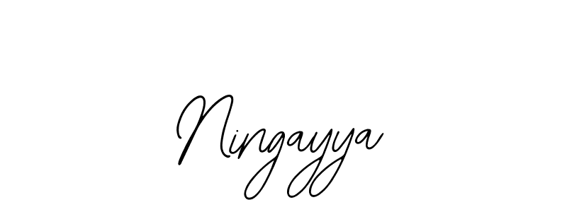 Also we have Ningayya name is the best signature style. Create professional handwritten signature collection using Bearetta-2O07w autograph style. Ningayya signature style 12 images and pictures png