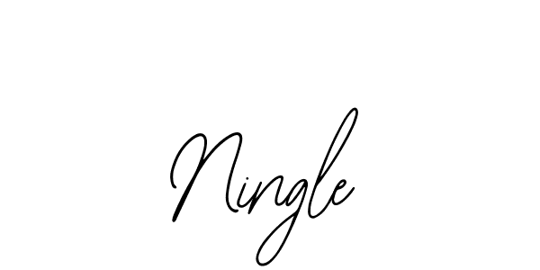 if you are searching for the best signature style for your name Ningle. so please give up your signature search. here we have designed multiple signature styles  using Bearetta-2O07w. Ningle signature style 12 images and pictures png