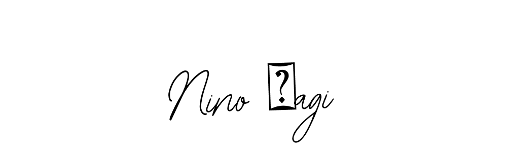 Use a signature maker to create a handwritten signature online. With this signature software, you can design (Bearetta-2O07w) your own signature for name Nino Šagi. Nino Šagi signature style 12 images and pictures png