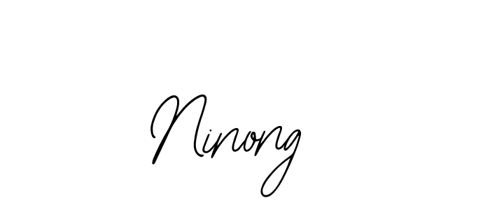 Ninong  stylish signature style. Best Handwritten Sign (Bearetta-2O07w) for my name. Handwritten Signature Collection Ideas for my name Ninong . Ninong  signature style 12 images and pictures png