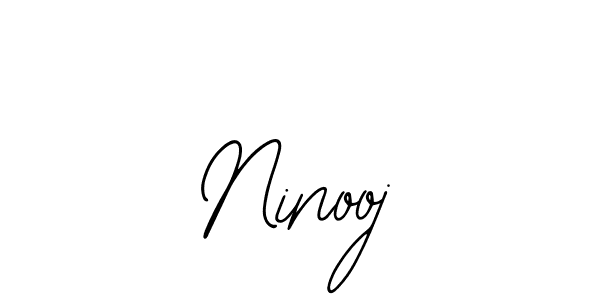 How to make Ninooj name signature. Use Bearetta-2O07w style for creating short signs online. This is the latest handwritten sign. Ninooj signature style 12 images and pictures png