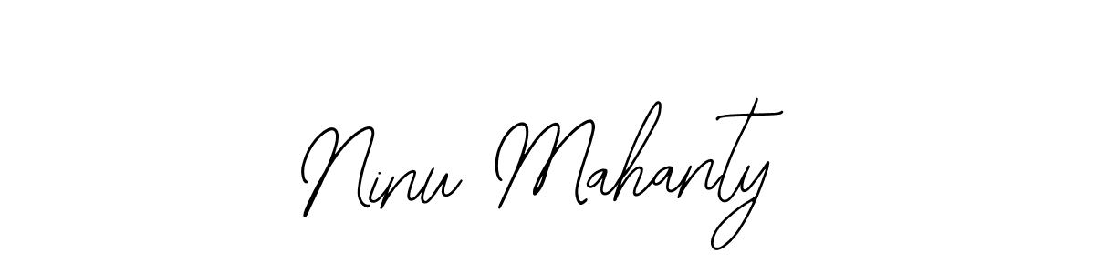The best way (Bearetta-2O07w) to make a short signature is to pick only two or three words in your name. The name Ninu Mahanty include a total of six letters. For converting this name. Ninu Mahanty signature style 12 images and pictures png