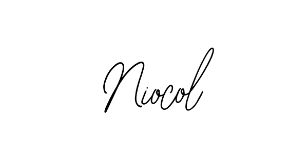 Niocol stylish signature style. Best Handwritten Sign (Bearetta-2O07w) for my name. Handwritten Signature Collection Ideas for my name Niocol. Niocol signature style 12 images and pictures png