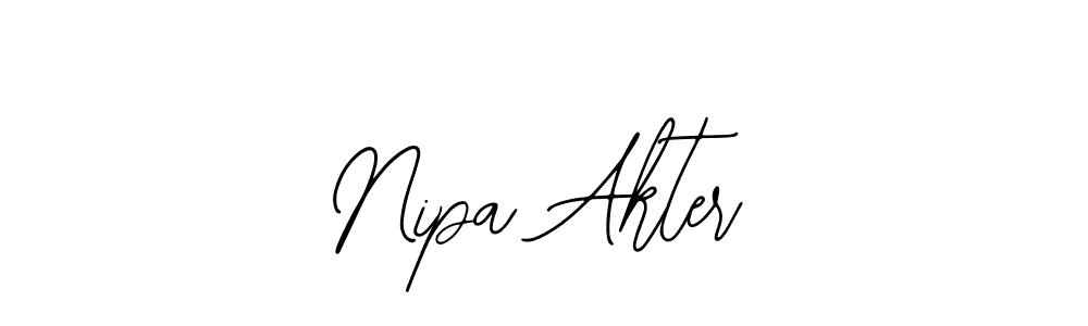 It looks lik you need a new signature style for name Nipa Akter. Design unique handwritten (Bearetta-2O07w) signature with our free signature maker in just a few clicks. Nipa Akter signature style 12 images and pictures png