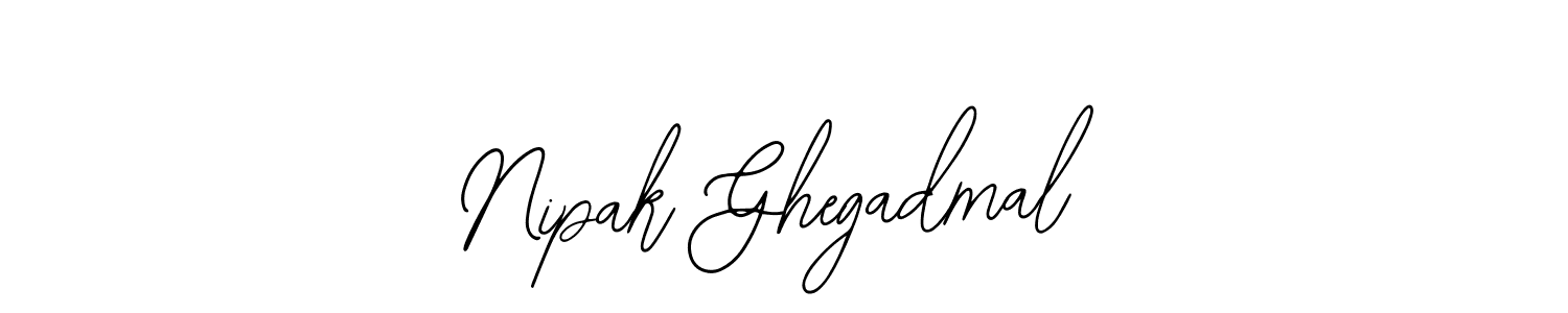 Also we have Nipak Ghegadmal name is the best signature style. Create professional handwritten signature collection using Bearetta-2O07w autograph style. Nipak Ghegadmal signature style 12 images and pictures png