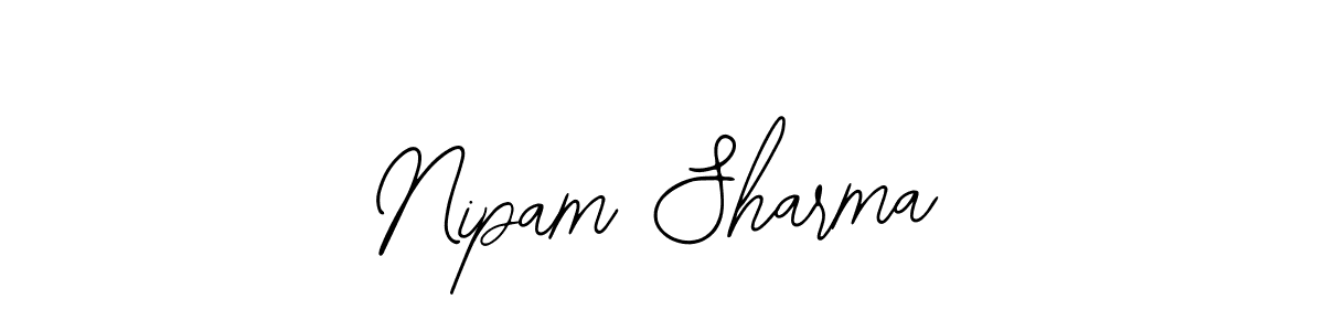 Use a signature maker to create a handwritten signature online. With this signature software, you can design (Bearetta-2O07w) your own signature for name Nipam Sharma. Nipam Sharma signature style 12 images and pictures png