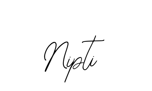 You should practise on your own different ways (Bearetta-2O07w) to write your name (Nipti) in signature. don't let someone else do it for you. Nipti signature style 12 images and pictures png