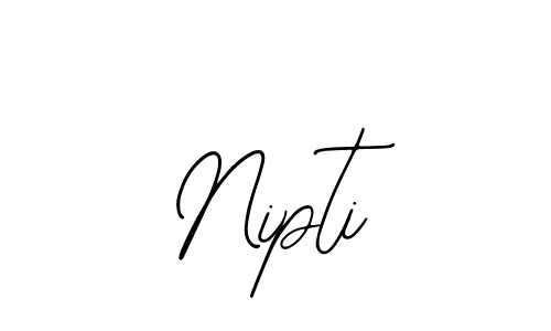 You should practise on your own different ways (Bearetta-2O07w) to write your name (Nipti) in signature. don't let someone else do it for you. Nipti signature style 12 images and pictures png