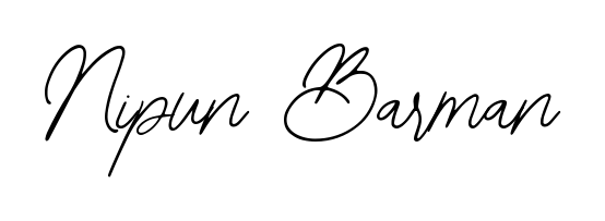 Create your official email sign-off with Nipun Barman name in Bearetta-2O07w style. Crisp, clean, and perfectly legible across all screens. Nipun Barman signature style 12 images and pictures png