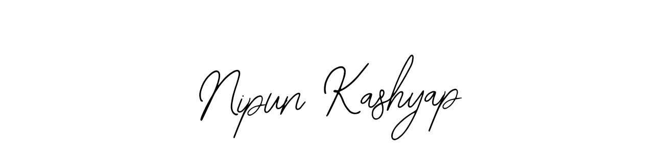 How to make Nipun Kashyap signature? Bearetta-2O07w is a professional autograph style. Create handwritten signature for Nipun Kashyap name. Nipun Kashyap signature style 12 images and pictures png