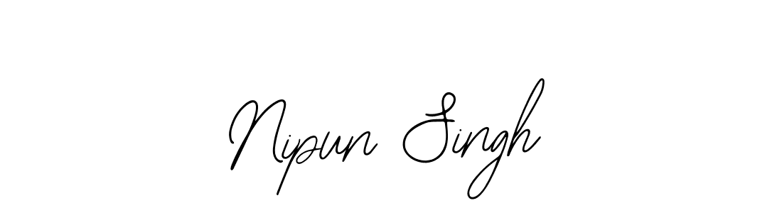 Create a beautiful signature design for name Nipun Singh. With this signature (Bearetta-2O07w) fonts, you can make a handwritten signature for free. Nipun Singh signature style 12 images and pictures png