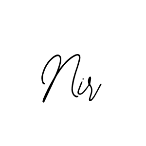 Use a signature maker to create a handwritten signature online. With this signature software, you can design (Bearetta-2O07w) your own signature for name Nir. Nir signature style 12 images and pictures png