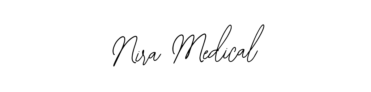 How to Draw Nira Medical signature style? Bearetta-2O07w is a latest design signature styles for name Nira Medical. Nira Medical signature style 12 images and pictures png
