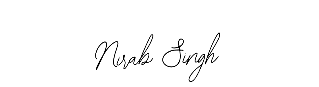 Nirab Singh stylish signature style. Best Handwritten Sign (Bearetta-2O07w) for my name. Handwritten Signature Collection Ideas for my name Nirab Singh. Nirab Singh signature style 12 images and pictures png