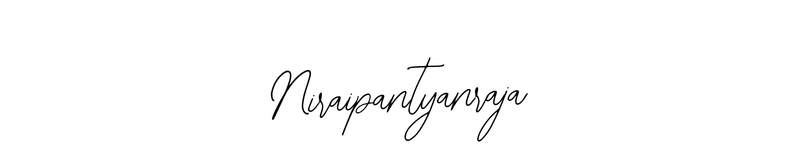 The best way (Bearetta-2O07w) to make a short signature is to pick only two or three words in your name. The name Niraipantyanraja include a total of six letters. For converting this name. Niraipantyanraja signature style 12 images and pictures png
