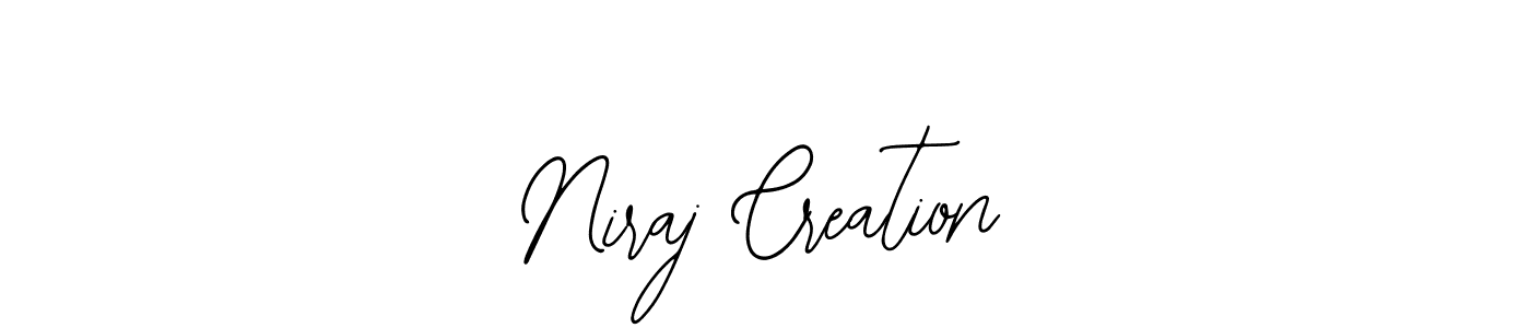 Bearetta-2O07w is a professional signature style that is perfect for those who want to add a touch of class to their signature. It is also a great choice for those who want to make their signature more unique. Get Niraj Creation name to fancy signature for free. Niraj Creation signature style 12 images and pictures png