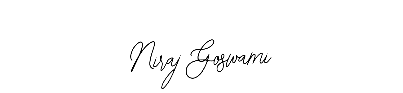 Design your own signature with our free online signature maker. With this signature software, you can create a handwritten (Bearetta-2O07w) signature for name Niraj Goswami. Niraj Goswami signature style 12 images and pictures png