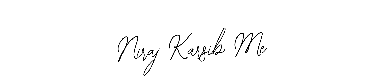 Niraj Karsib Me stylish signature style. Best Handwritten Sign (Bearetta-2O07w) for my name. Handwritten Signature Collection Ideas for my name Niraj Karsib Me. Niraj Karsib Me signature style 12 images and pictures png