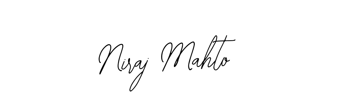 Also we have Niraj Mahto name is the best signature style. Create professional handwritten signature collection using Bearetta-2O07w autograph style. Niraj Mahto signature style 12 images and pictures png