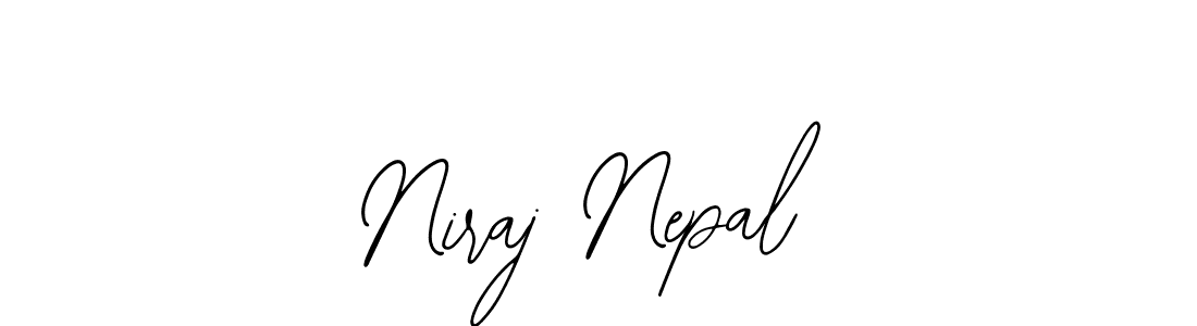 It looks lik you need a new signature style for name Niraj Nepal. Design unique handwritten (Bearetta-2O07w) signature with our free signature maker in just a few clicks. Niraj Nepal signature style 12 images and pictures png