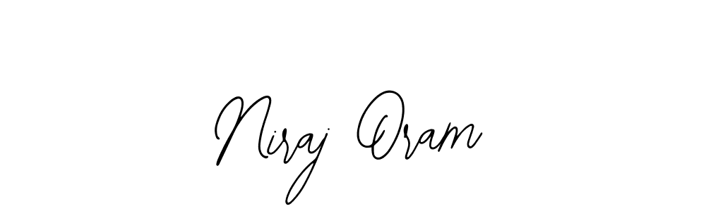 Design your own signature with our free online signature maker. With this signature software, you can create a handwritten (Bearetta-2O07w) signature for name Niraj Oram. Niraj Oram signature style 12 images and pictures png