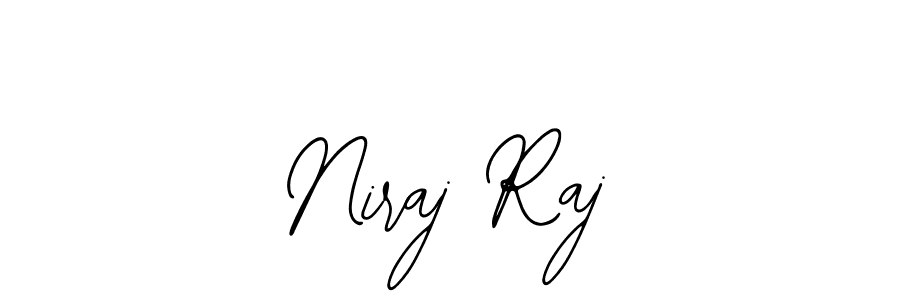 The best way (Bearetta-2O07w) to make a short signature is to pick only two or three words in your name. The name Niraj Raj include a total of six letters. For converting this name. Niraj Raj signature style 12 images and pictures png