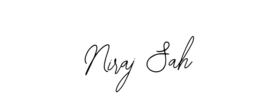 Bearetta-2O07w is a professional signature style that is perfect for those who want to add a touch of class to their signature. It is also a great choice for those who want to make their signature more unique. Get Niraj Sah name to fancy signature for free. Niraj Sah signature style 12 images and pictures png