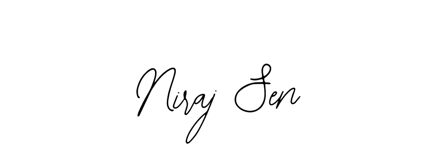 Use a signature maker to create a handwritten signature online. With this signature software, you can design (Bearetta-2O07w) your own signature for name Niraj Sen. Niraj Sen signature style 12 images and pictures png