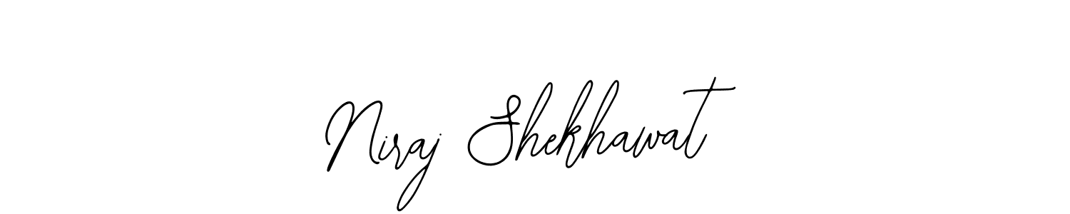 Also we have Niraj Shekhawat name is the best signature style. Create professional handwritten signature collection using Bearetta-2O07w autograph style. Niraj Shekhawat signature style 12 images and pictures png