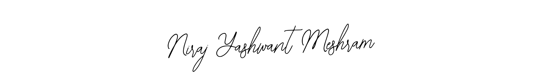 You can use this online signature creator to create a handwritten signature for the name Niraj Yashwant Meshram. This is the best online autograph maker. Niraj Yashwant Meshram signature style 12 images and pictures png