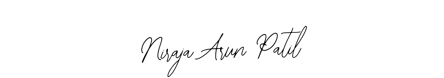 Also You can easily find your signature by using the search form. We will create Niraja Arun Patil name handwritten signature images for you free of cost using Bearetta-2O07w sign style. Niraja Arun Patil signature style 12 images and pictures png