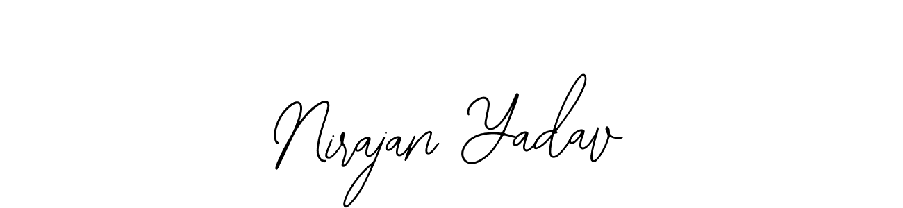 How to make Nirajan Yadav name signature. Use Bearetta-2O07w style for creating short signs online. This is the latest handwritten sign. Nirajan Yadav signature style 12 images and pictures png