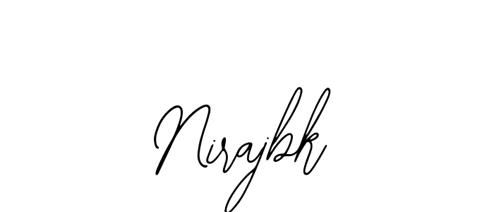 Also we have Nirajbk name is the best signature style. Create professional handwritten signature collection using Bearetta-2O07w autograph style. Nirajbk signature style 12 images and pictures png