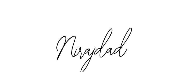 You can use this online signature creator to create a handwritten signature for the name Nirajdad. This is the best online autograph maker. Nirajdad signature style 12 images and pictures png